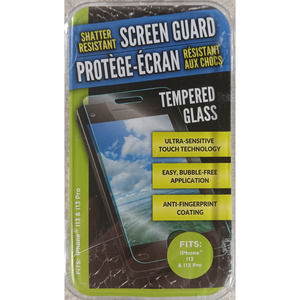 Shatter Resistant Screen Guard Tempered Glass Fits iPhone i13 & i13Pro NEW